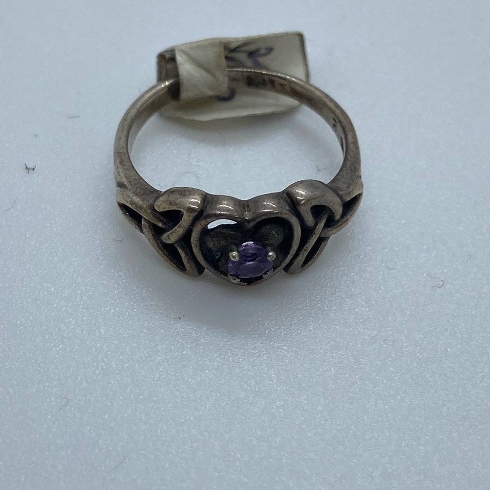 BOGO50 Sterling silver amethyst ring